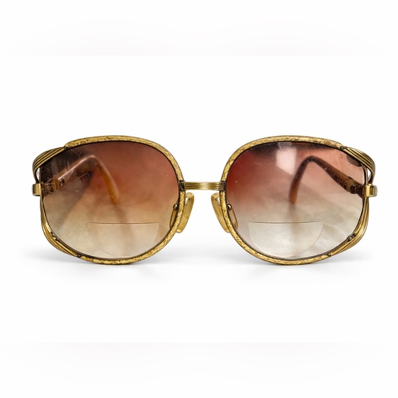 Dior Accessories - Beautiful 1970s authentic vintage Dior python wrapped prescription sunglasses